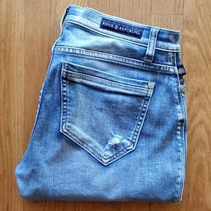EUC Destructed Indee Boyfriend Jean